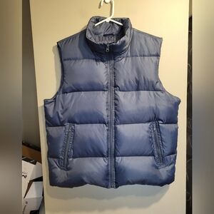 Joe Fresh Men's Blue Puffer Vest, Size XL